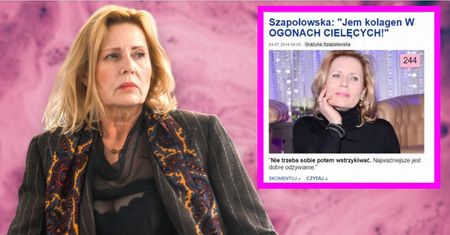 #10 lat temu na Pudelku: Grażyna Szapołowska chciała zatrzymać czas przy pomocy ogonów cielęcych