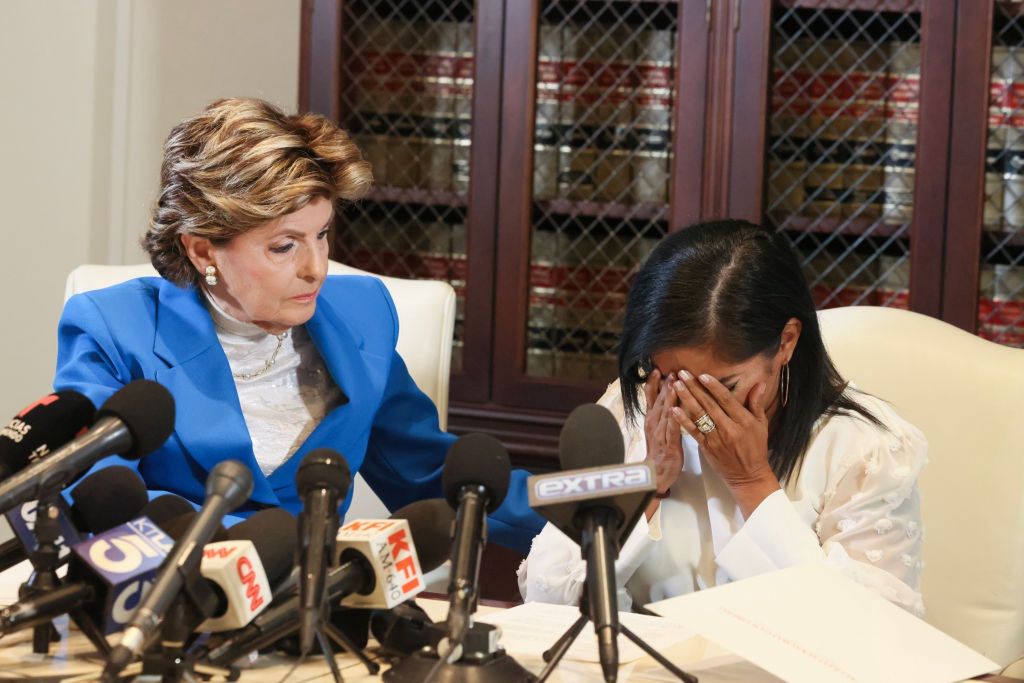Attorney Gloria Allred Holds Press Conference With Alleged Victim Of Sean Diddy CombsLOS ANGELES, CALIFORNIA - SEPTEMBER 24: Attorney Gloria Allred holds a press conference with Thalia Graves, an alleged victim of Sean "Diddy" Combs, on September 24, 2024 in Los Angeles, California. Thalia Graves is suing Sean "Diddy" Combs for alleged sexual assault. (Photo by Rodin Eckenroth/Getty Images)Rodin Eckenroth