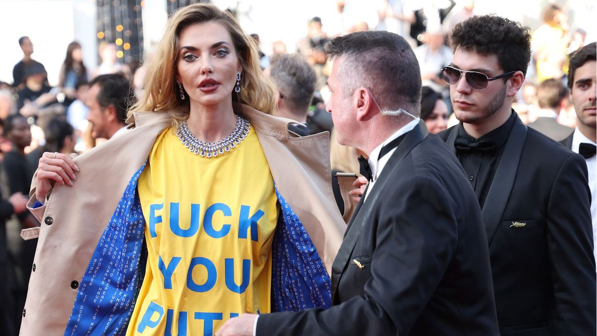 Ukraińska supermodelka Alina Baikova w Cannes