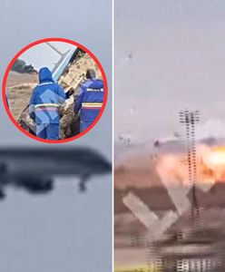 Moment katastrofy lotniczej w Kazachstanie. Nagrania świadków