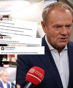 "Dziękujemy za zaufanie". Na komentarze ws. sondażu nie czekali długo