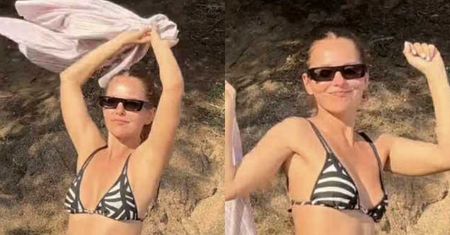 Paulina Sykut-Jeżyna w bikini wywija na rajskiej Sardynii