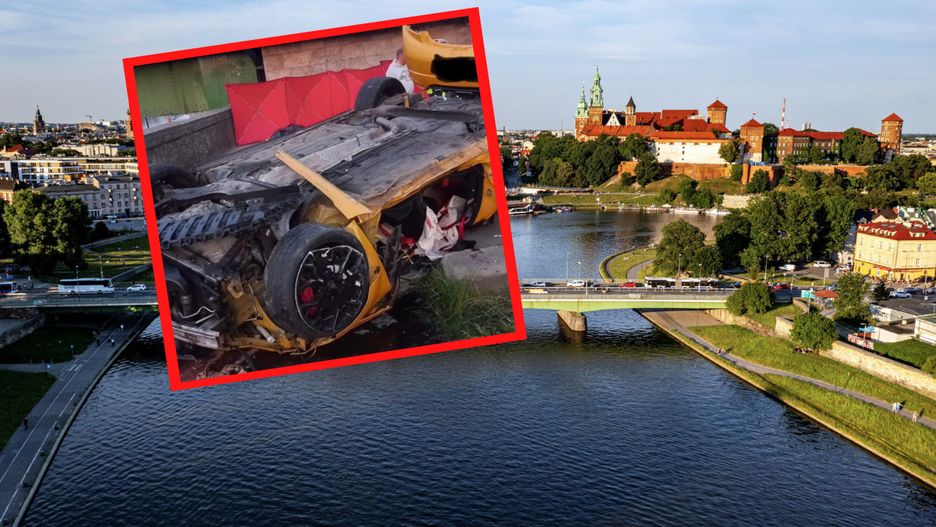 Wypadek w Krakowie. Nie żyje czterech młodych mężczyzn. 