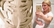 Tori Spelling pozuje do selfie sześć tygodni przed porodem! "Dumna z brzuszka"