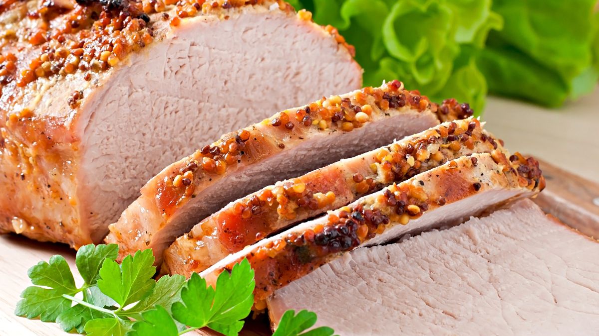 Pieczony schan ze smalcem