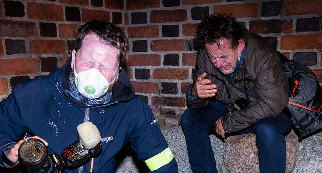 Ataki na dziennikarzy podczas protestów ws. aborcji. Press Club Polska: to działania karalne