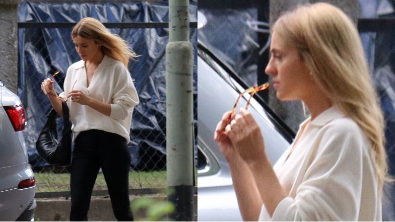 Kasia Tusk z rodziną odwiedza rodziców