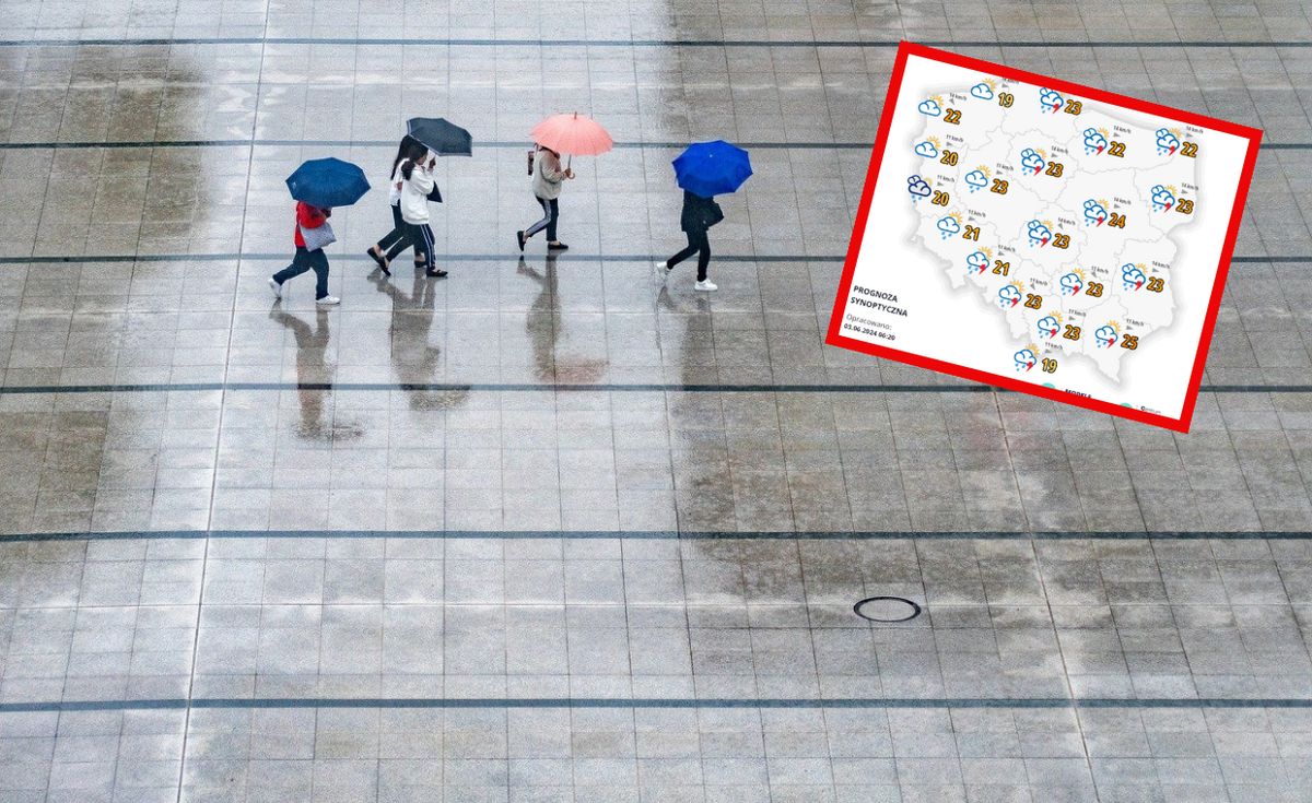 W poniedziałek załamanie pogody mogą spodziewać się mieszkańcy wschodniej Polski