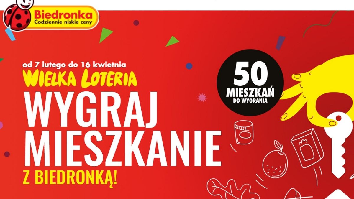 Biedronka loteria wyniki losowania 15.02