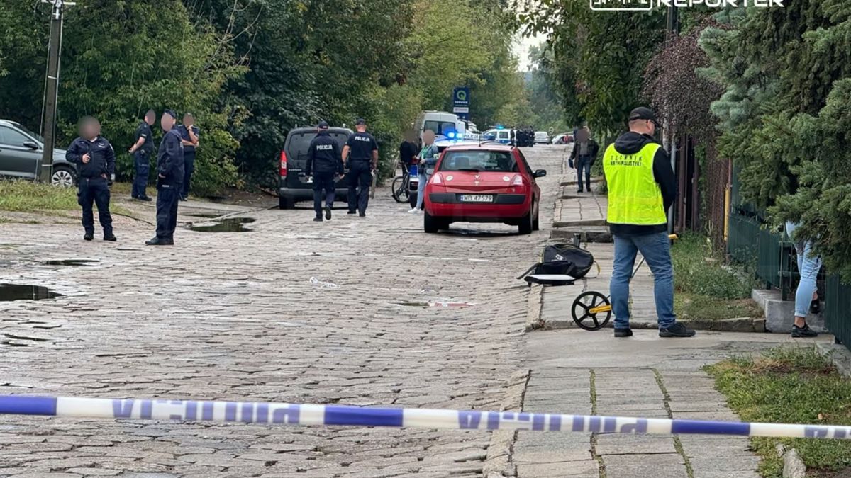 Akcja policji na warszawskiej Białołęce.