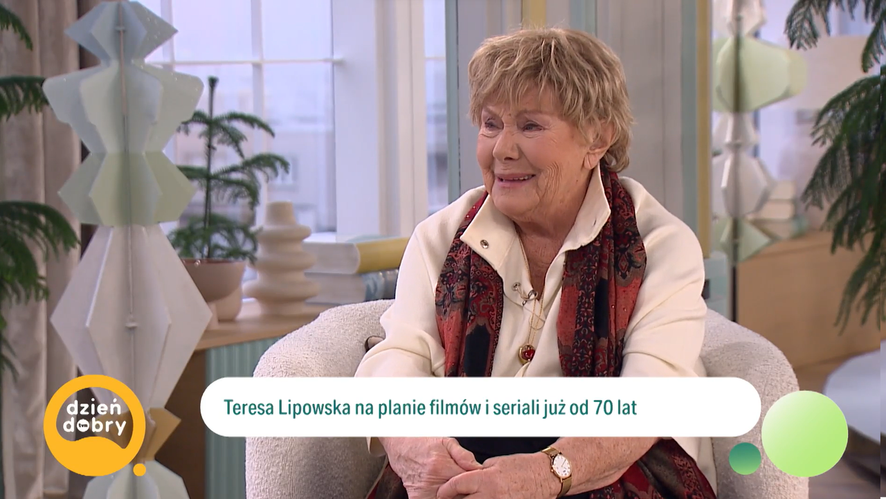 Teresa Lipowska w "Dzień dobry TVN"