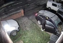 Szokująca ucieczka złodzieja. Mało nie zabił właściciela auta