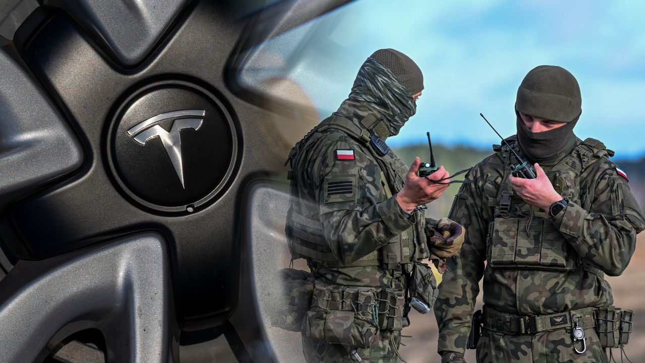 Zakaz wjazdu do jednostek wojskowych. Tesla i samochód chińskiej marki zawrócone spod bramy