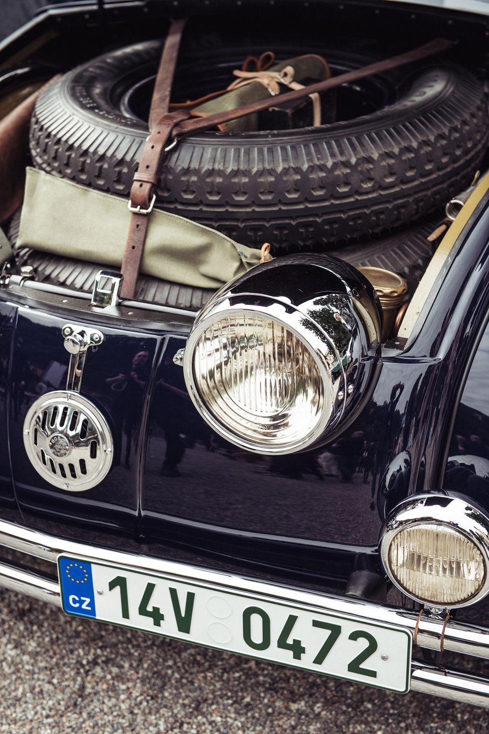 Detal samochodu Tatra 77 z 1934 r.