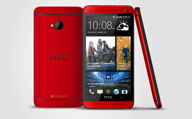 Czerwony HTC One