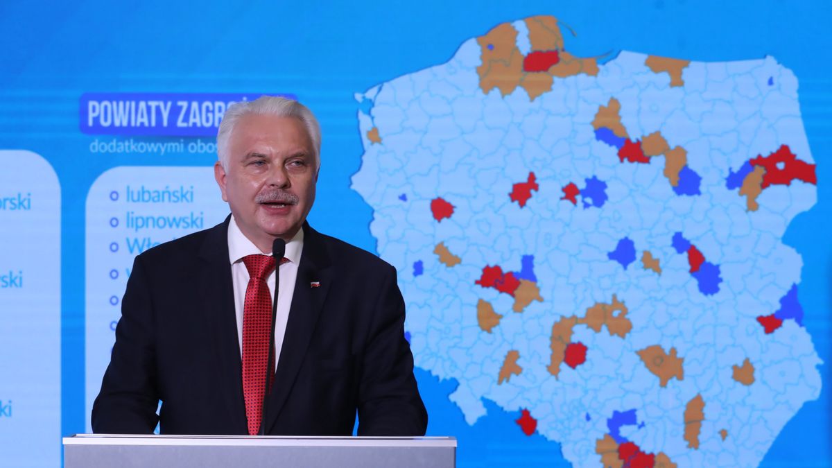 Nowe żółte i czerwone strefy. Już 51 powiatów