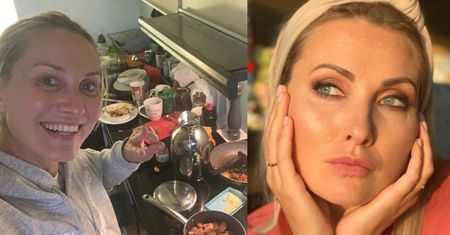 "Zwyczajna" Joanna Moro chwali się... BAŁAGANEM W KUCHNI. Fani kąśliwie: "Czekam na zdjęcie BRUDNEGO KIBLA"