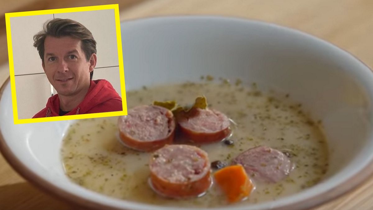 Popularny kucharz Karol Okrasa podzielił się swoim przepisem na barszcz biały na zakwasie.