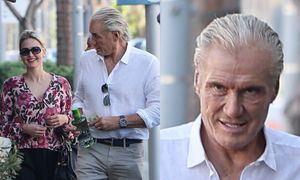 68-letni Dolph Lundgren wybrał się na kolację z młodszą o CZTERY DEKADY żoną. Para jak z żurnala? (ZDJĘCIA)