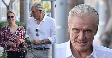 68-letni Dolph Lundgren wybrał się na kolację z młodszą o CZTERY DEKADY żoną. Para jak z żurnala? (ZDJĘCIA)