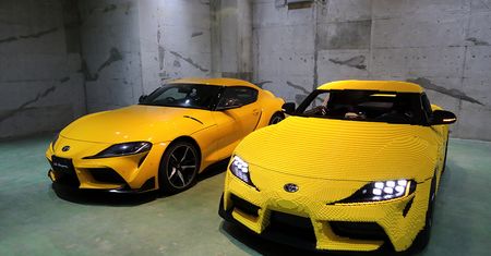 Toyota Supra z klocków Lego wygląda jak prawdziwa. I do tego jeździ!