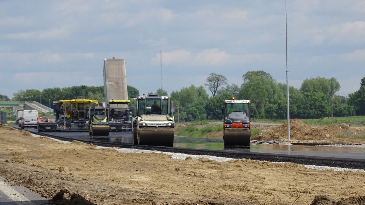 Budowa drogi ekspresowej S5 Bydgoszcz Północ - Nowe Marzy, stan na czerwiec 2022 r.