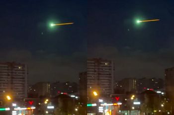 Tajemnicza kula ognia. Była na niebie nad Moskwą