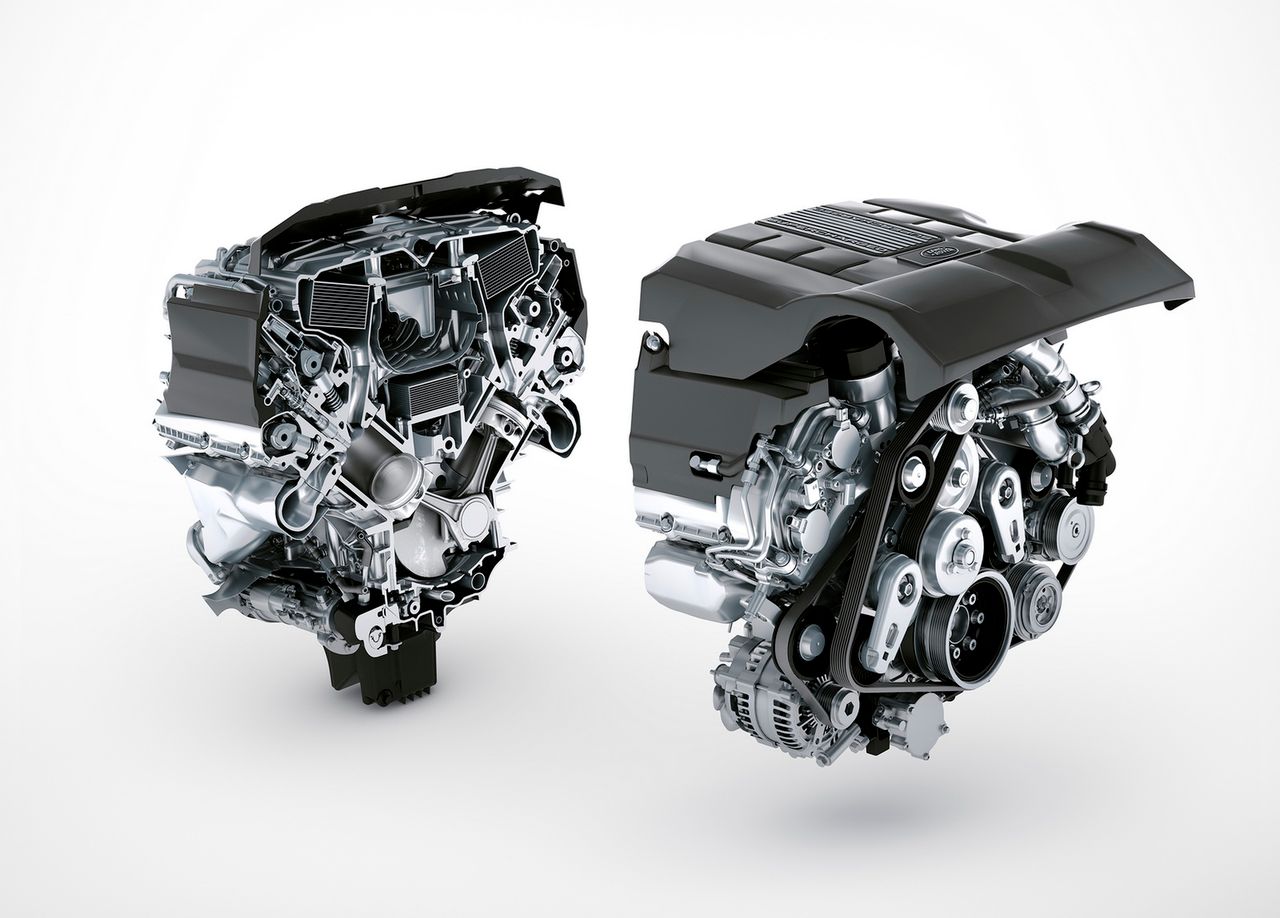 Range Rovera SVAutobiography mogą napędzać trzy różne układy: SDV6 Hybrid, SDV8 oraz nowy, 5-litrowy motor V8 rozwijający 550 KM.