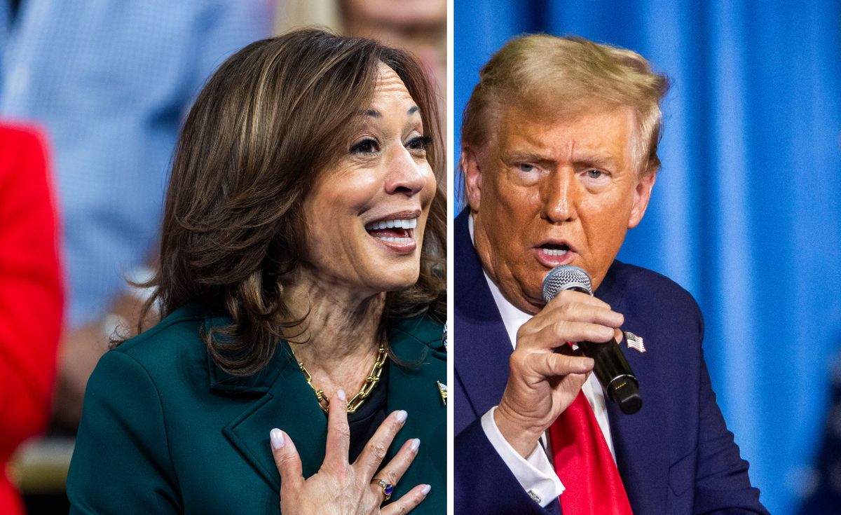 stany zjednoczone, usa, Donald Trump, Kamala Harris Harris i Trump niemal remisują. To złe wieści dla wiceprezydent