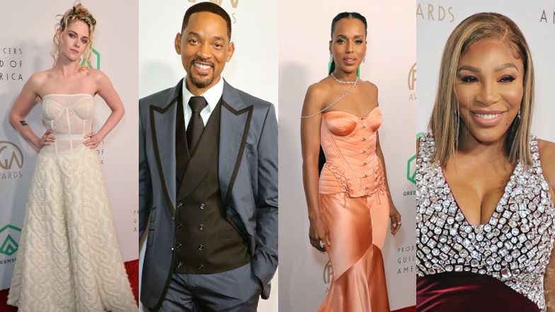 Kristen Stewart, Will Smith, Kerry Washington i Serena William na Producers Guild Awards