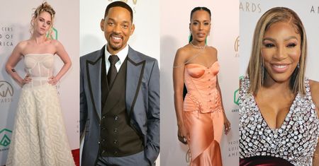 Gwiazdy Hollywood pozują na rozdaniu Producers Guild Awards w Los Angeles: Kristen Stewart, Will Smith, siostry Williams (ZDJĘCIA)