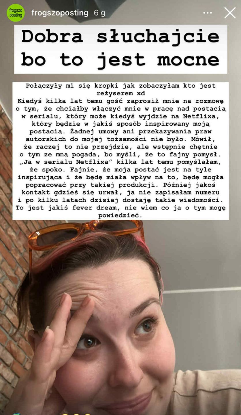 Influencerka oskarża Netfliksa o kradzież wizerunku