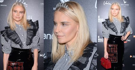 Joanna Horodyńska pozuje w tiarze (ZDJĘCIA)