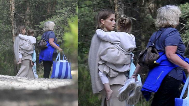 Agnieszka Kaczorowska zabrała na wakacje sztab asystentów