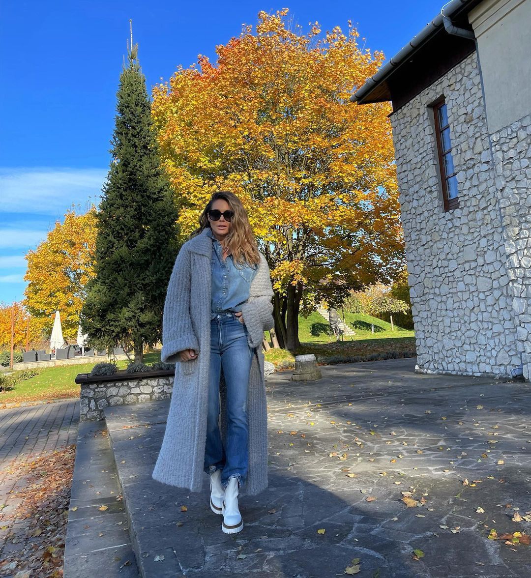 "Total look" Małgorzaty Rozenek z ubrań jej marki 