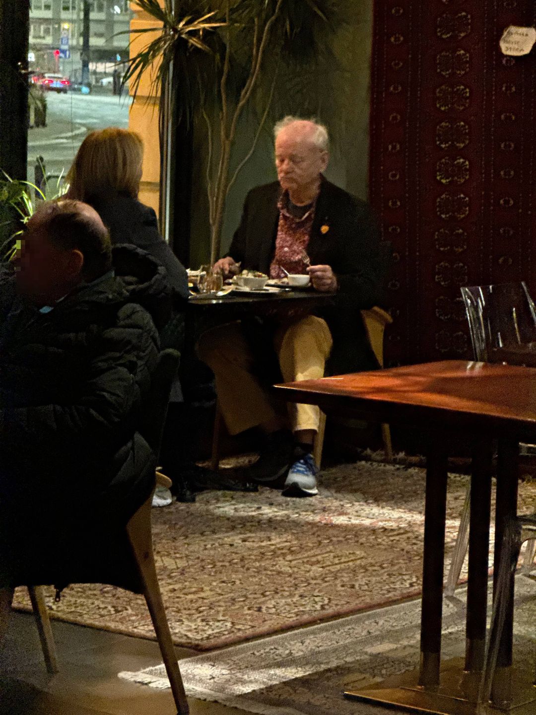 Bill Murray na obiedzie w warszawskiej restauracji