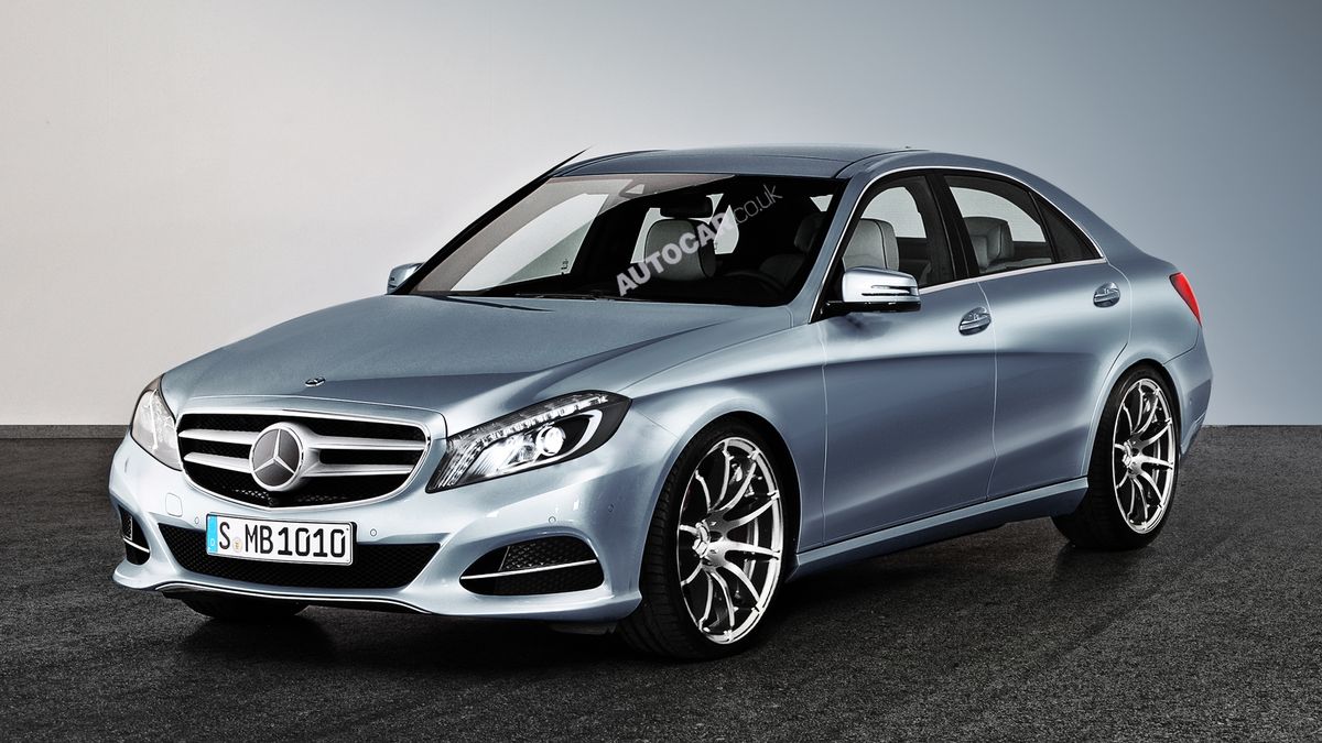 2014 Mercedes klasy C (W205) - nieoficjalna wizualizacja (źródło: Autocar.co.uk)