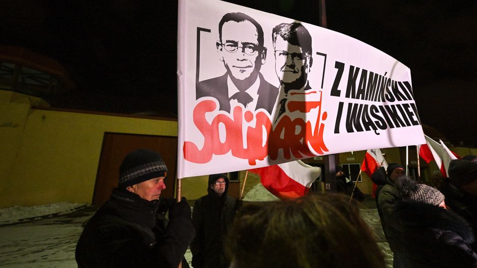 Protest w obronie Wąsika i Kamińskiego