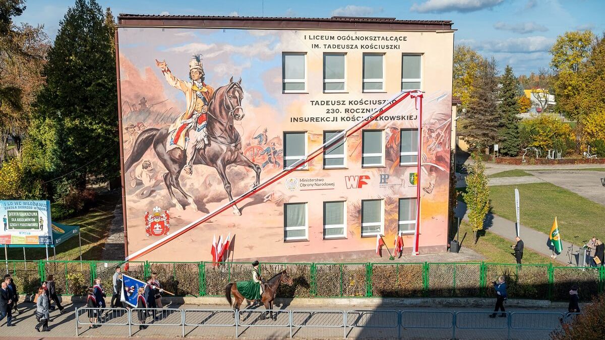 Oficjalne odsłonięcie muralu historycznego