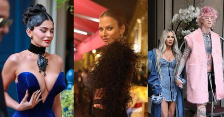 Gwiazdy walczą o miano największej MODNISI na ulicach Paryża: Kylie Jenner z sercem na piersi, Anna Lewandowska cała w piórach (ZDJĘCIA)