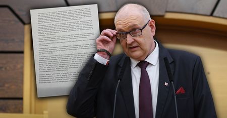 Pismo do Święczkowskiego. Apel sędziów, którzy odebrali ślubowania w Pałacu