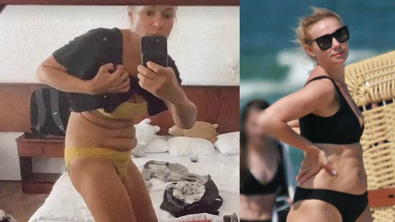 Sonia Bohosiewicz napina brzuch dla paparazzich