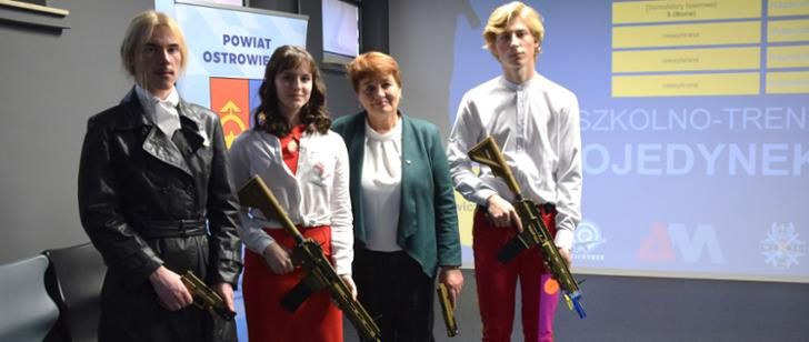Wirtualna strzelnica w Chreptowiczu służy młodzieży