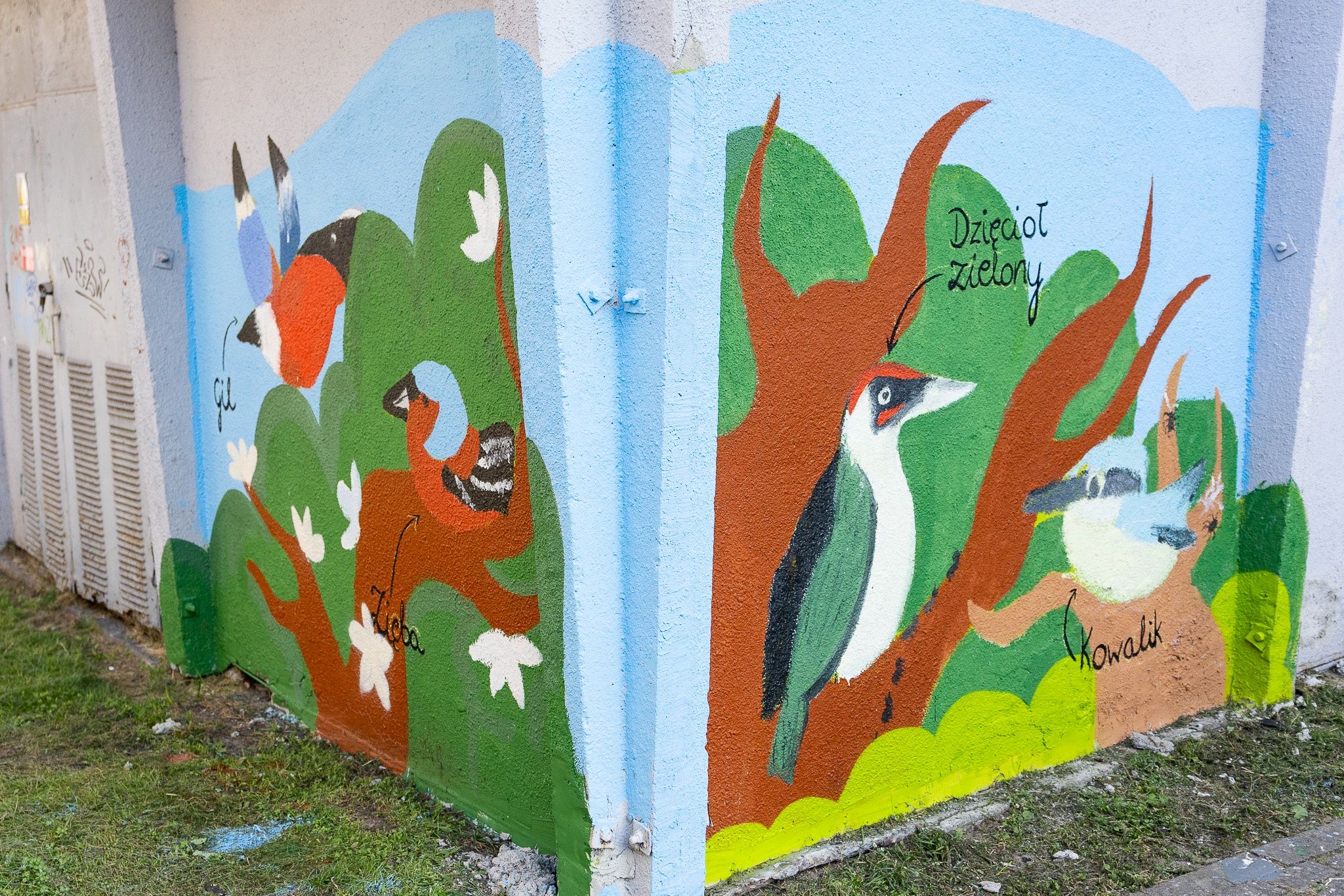 6 października w SP 15 odsłonięto mural, zaprojektowany przez uczniów.