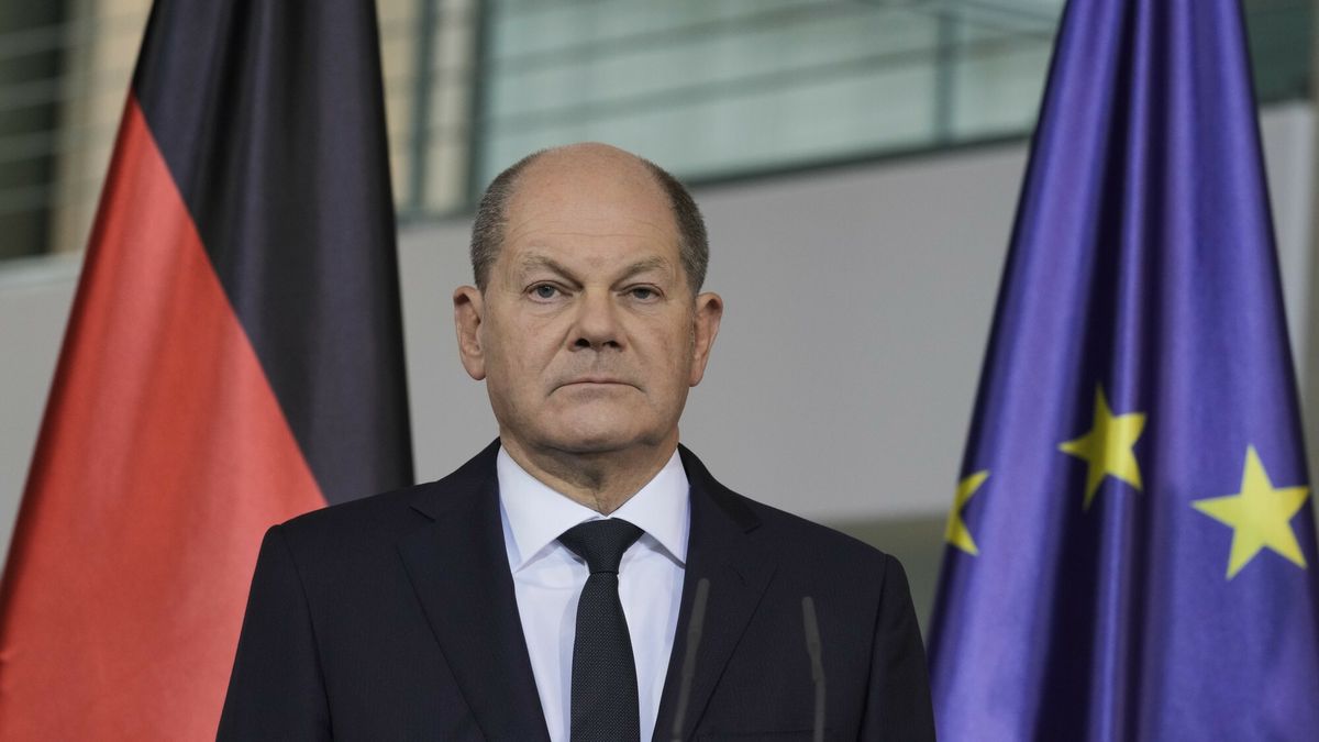 Kanclerz Niemiec Olaf Scholz. Jego rząd ma problem z budżetem na 2024 rok