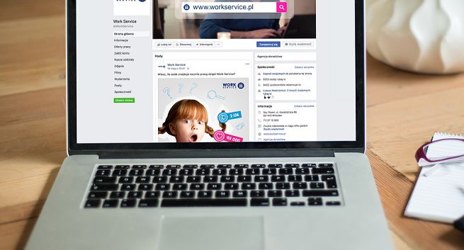 Neon Shake promuje Work Service w social mediach