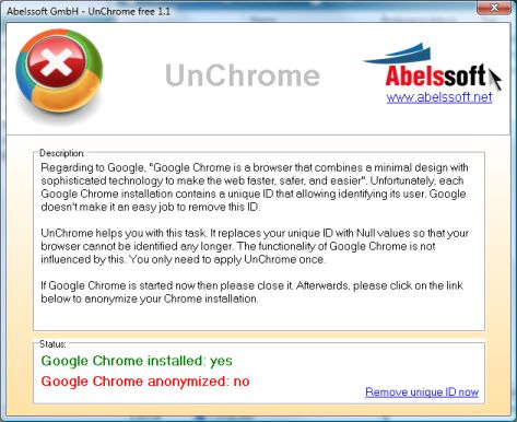 Boisz się, że Google cię śledzi? Zainstaluj UnChrome 1