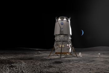 Blue Origin pokazał lądownik MK1. Cel: lądowanie na Księżycu w 2026 r.