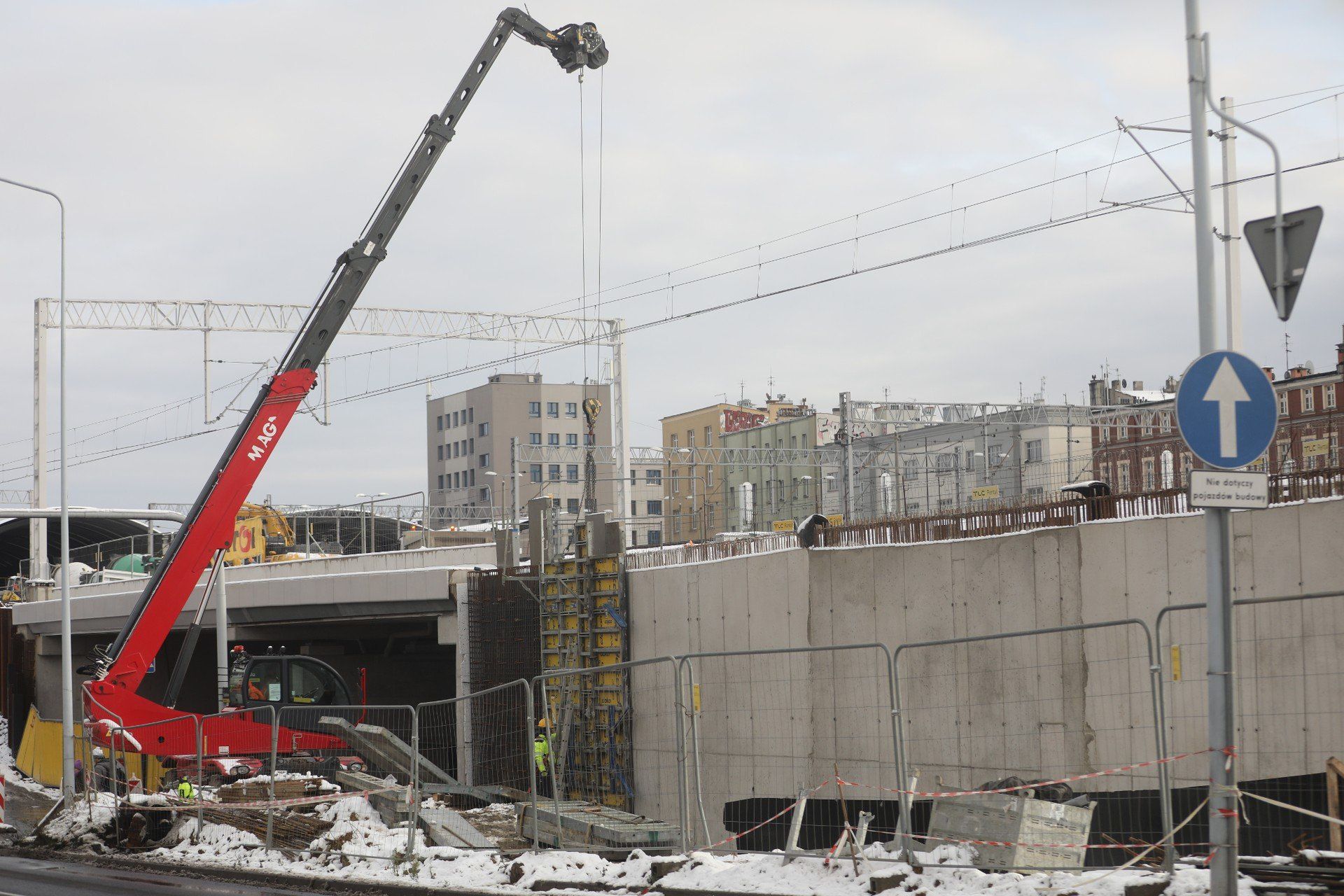Trwa przebudowa katowickiego węzła kolejowego w Katowicach