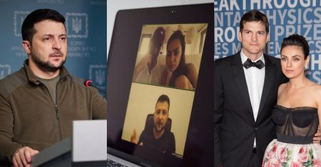 Wołodymyr Zełenski rozmawiał z Milą Kunis i Ashtonem Kutcherem. "Jako jedni z pierwszych zareagowali na nasze kłopoty"